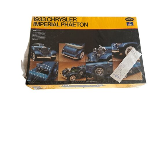 Testors 1/24 Scale 1933 Chrysler Imperial Phaeton Model Kit Unassembled Ages 10+ - Picture 3 of 8